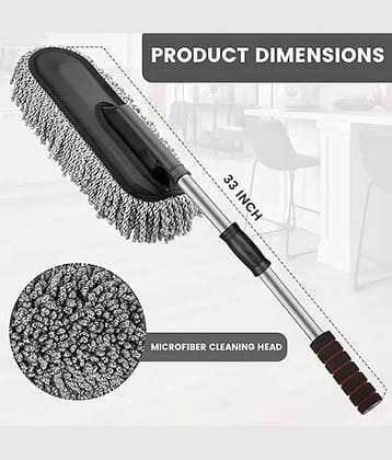 Extendable Ultra Soft Microfiber Car Duster(Pack of 1)