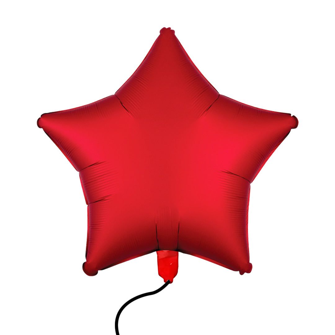 Satin Sangria Star Balloon 18