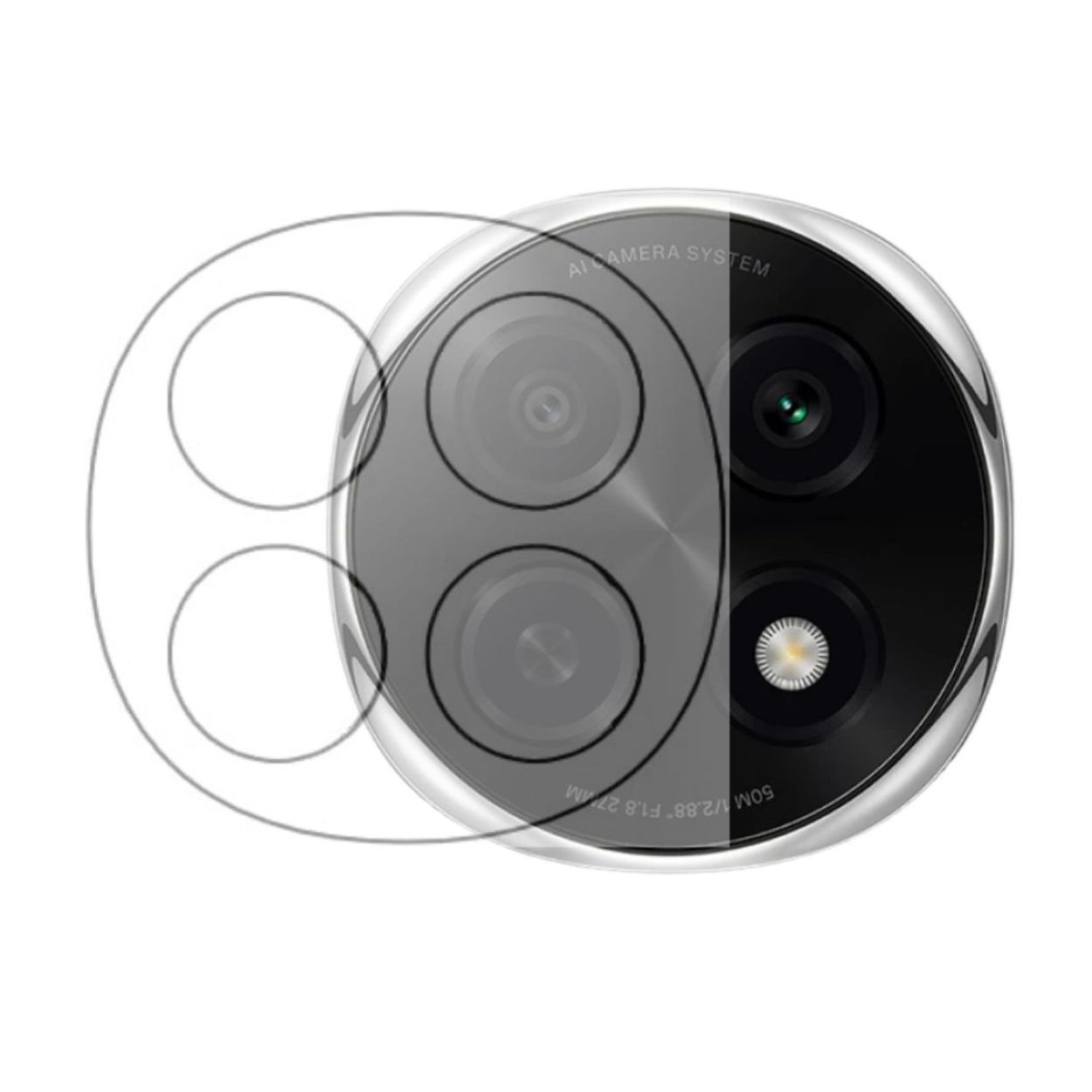 ISAAK Back Camera Lens Protector compatible for OPPO F29 Pro 5G (Pack of 1)