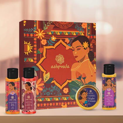 Ashpveda Elegance Skin & Body Care Gift Box Kit Ashpveda Elegance Skin & Body Care Gift Box Kit