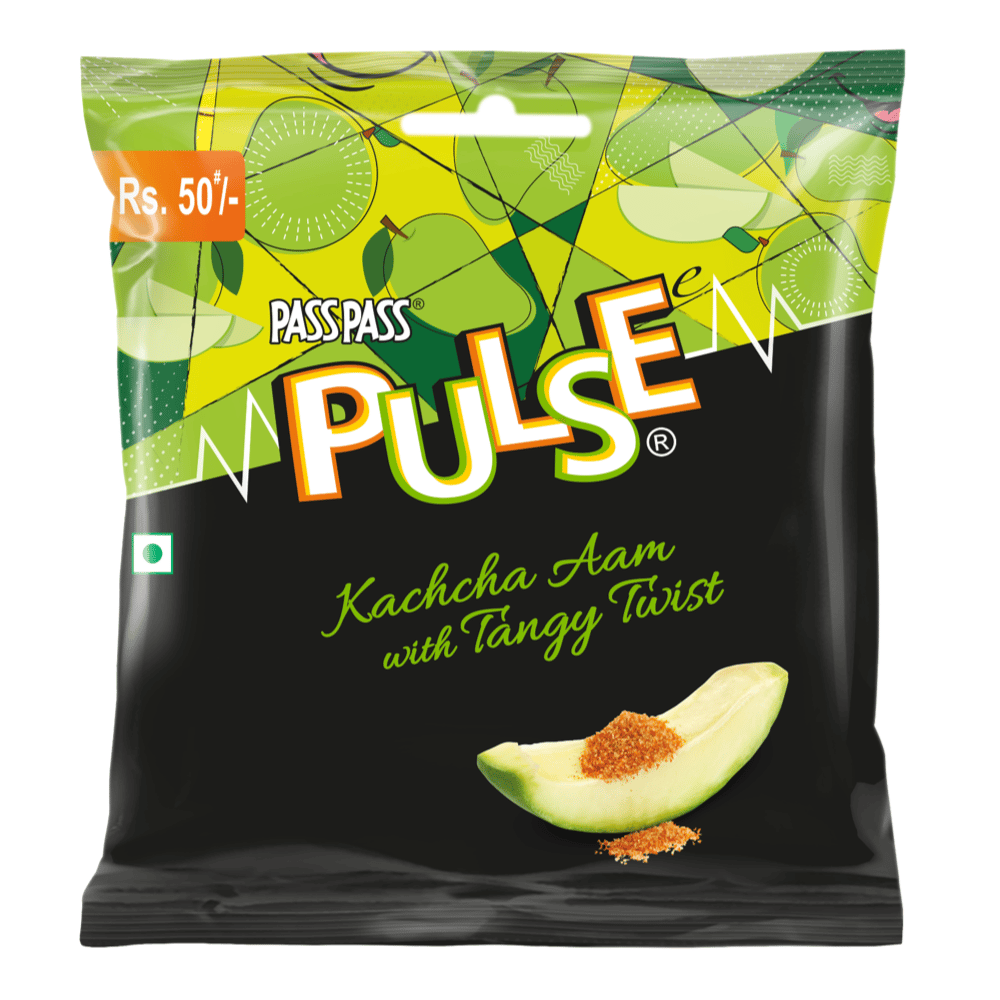 Pulse Pouch || Kachcha Aam Candy || 50 Pieces || 202.5 Grams