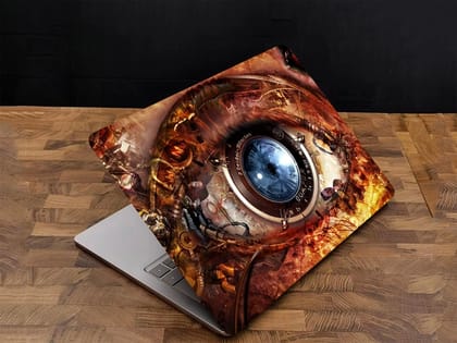 Adefex Laptop Skin Sticker for all laptop & notebook - Abstract Eye
