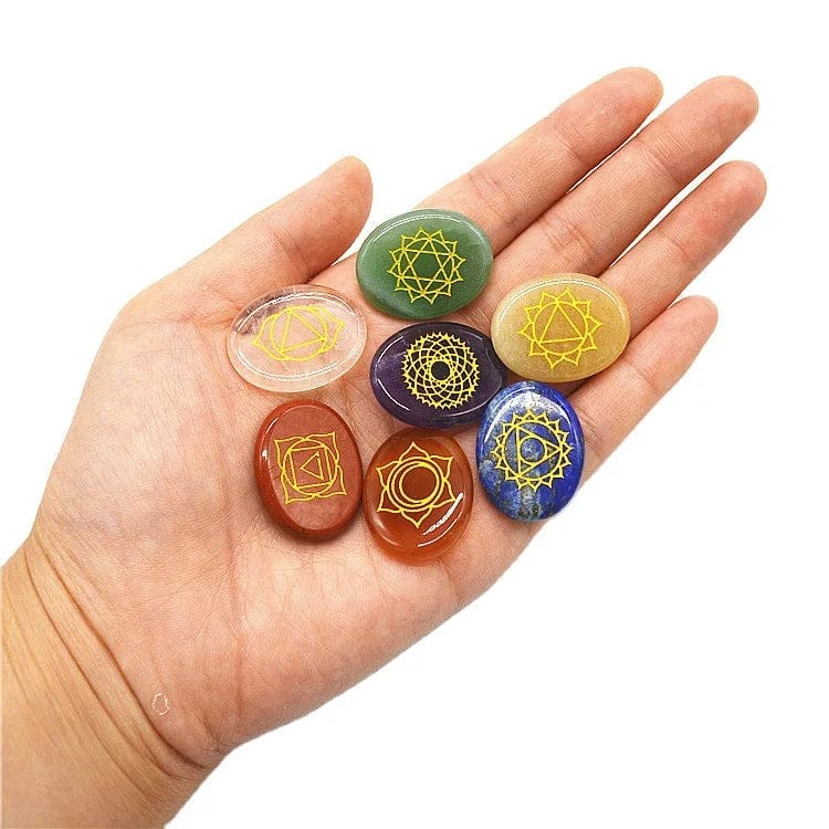 Wholesale Seven Chakra Stones Sets Reiki Crystals For Body And Spirituality Healing