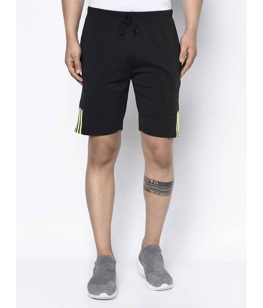 Glito - Black Polyester Men's Shorts ( Pack of 1 )