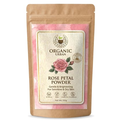 Organic Urban Rose Petal Powder | Botanical Face Pack Powder | 100 g