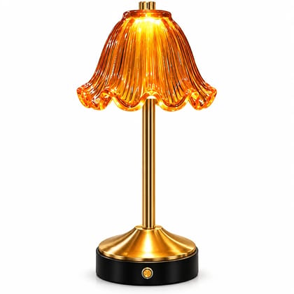 Table Lamp with Gold Metal Base | Elegant Decorative Bedside Lamp for Bedroom, Living Room, Study Table & Home Dcor Table Lamp with Gold Metal Base | Elegant Decorative Bedside Lamp for Bedroom, Living Room, Study Table & Home Dcor