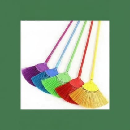 Multicolor Plastic Floor Broom