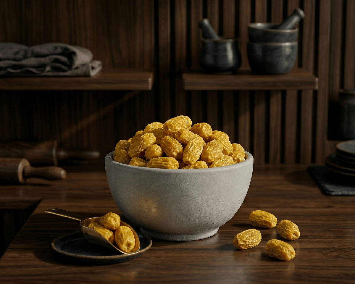 ODM Masala Peela Chuwara (Yellow Dried Dates) - Mildly Sweet