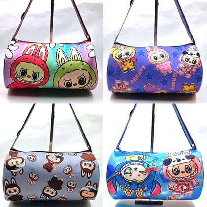 Esmi- *Labubu Duffle bags* ( Blue Ribbon )