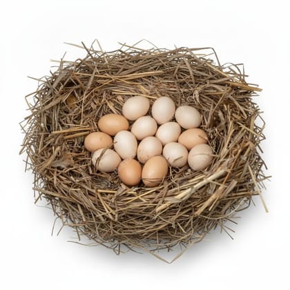 Fresh Farm Eggs - 20 kg - 20 fresh eggs in a nest container
