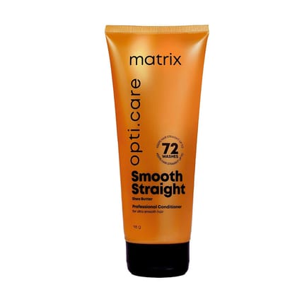 MATRIX Mega Smooth Conditioner with Shea Butter and Ceramides for Frizzy Hair |Max Smoothness for 4 Days | | Used by 1 Lakh Hairstylists*| For All Hair Types | Paraben Free, 100ml MATRIX Mega Smooth Conditioner with Shea Butter and Ceramides for Frizzy H