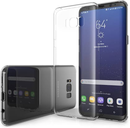 PLUGTECH TPU Ultra Hybrid Clear Camera Protection Back Cover Case for Samsung S8 Plus