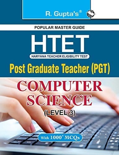 HTET: PGT (Post Graduate Teacher) Computer Science (Level 3) Exam Guide [Paperback] [Aug 01, 2023] RPH Editorial Board