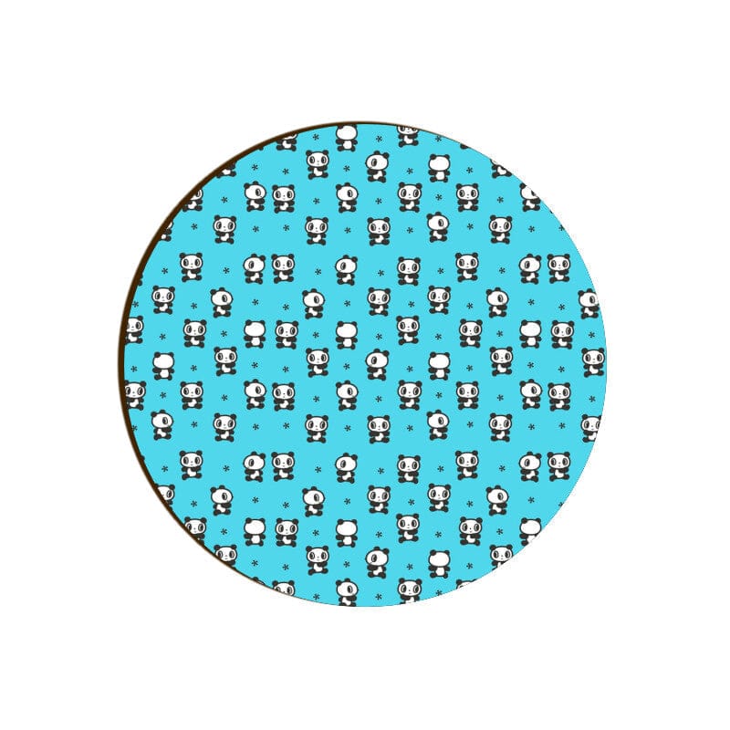 Cheeky Baby Pandas Round Coaster