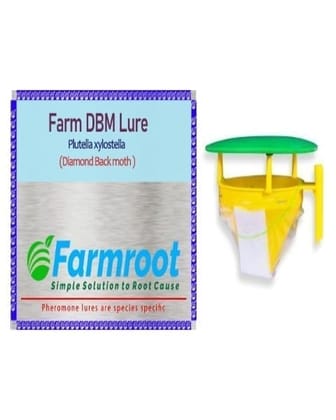 FARMROOT DBM LURE WITH FUNNEL TRAP (PACK OF 5) FARMROOT DBM LURE WITH FUNNEL TRAP (PACK OF 5)