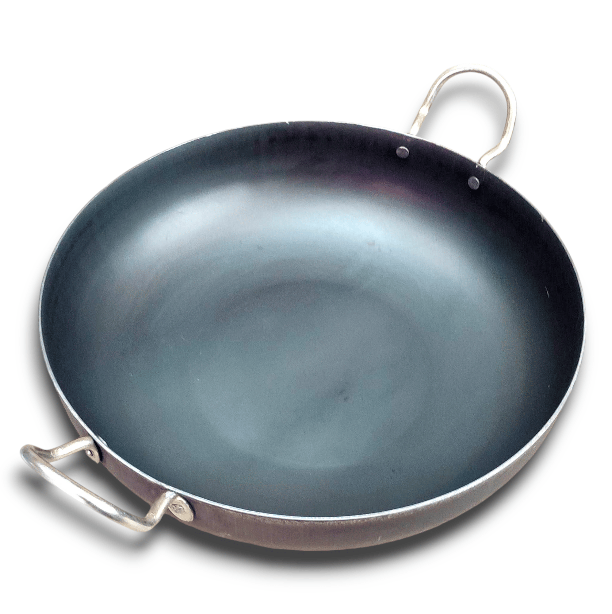 naayagi - IRON KADAI, IRON KADAI WITH DOUBLE HANDLE, PURE IRON KADAI, KADAI FOR COOKING, FRYING, FLAT BASE