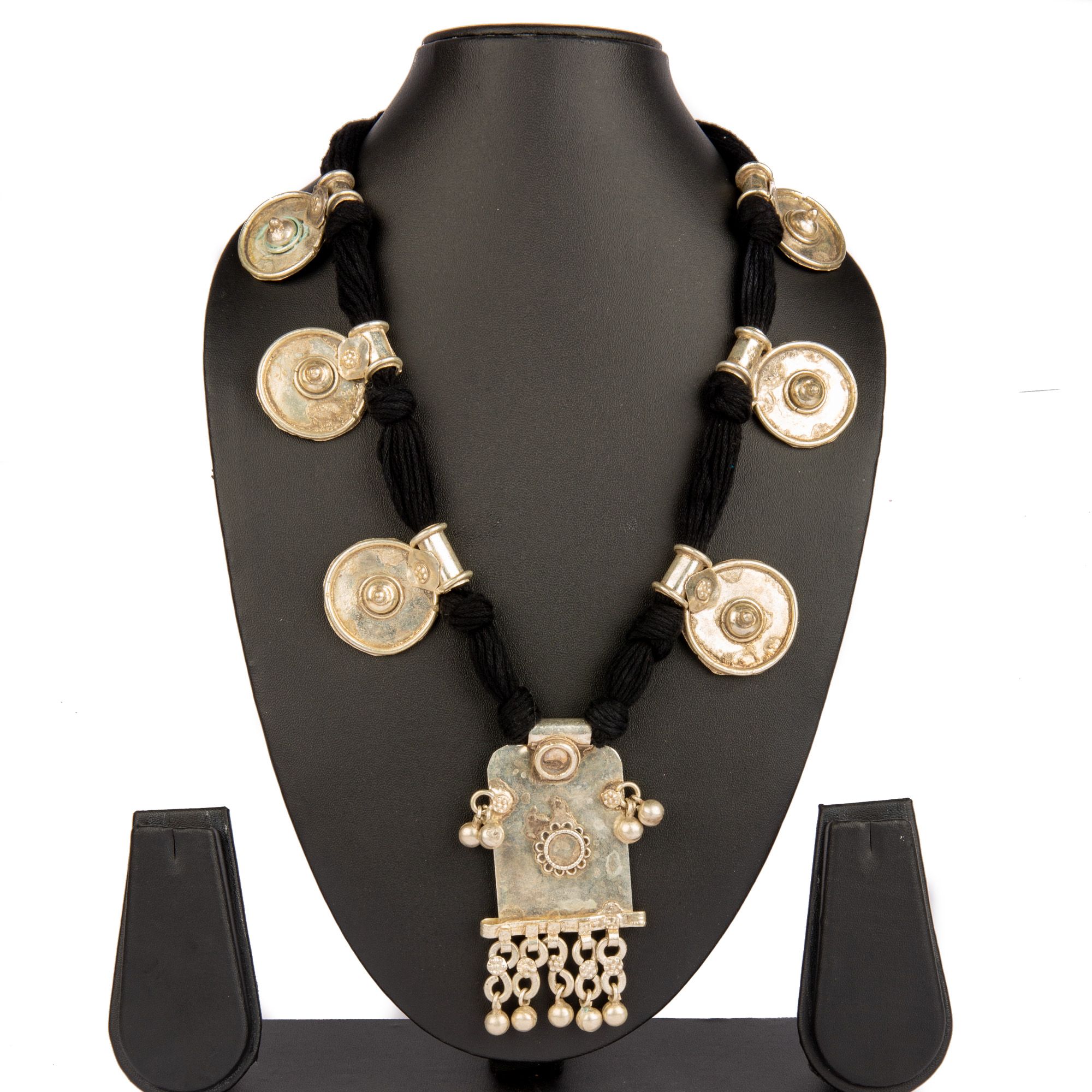 Tribes India Square Pendent Necklace