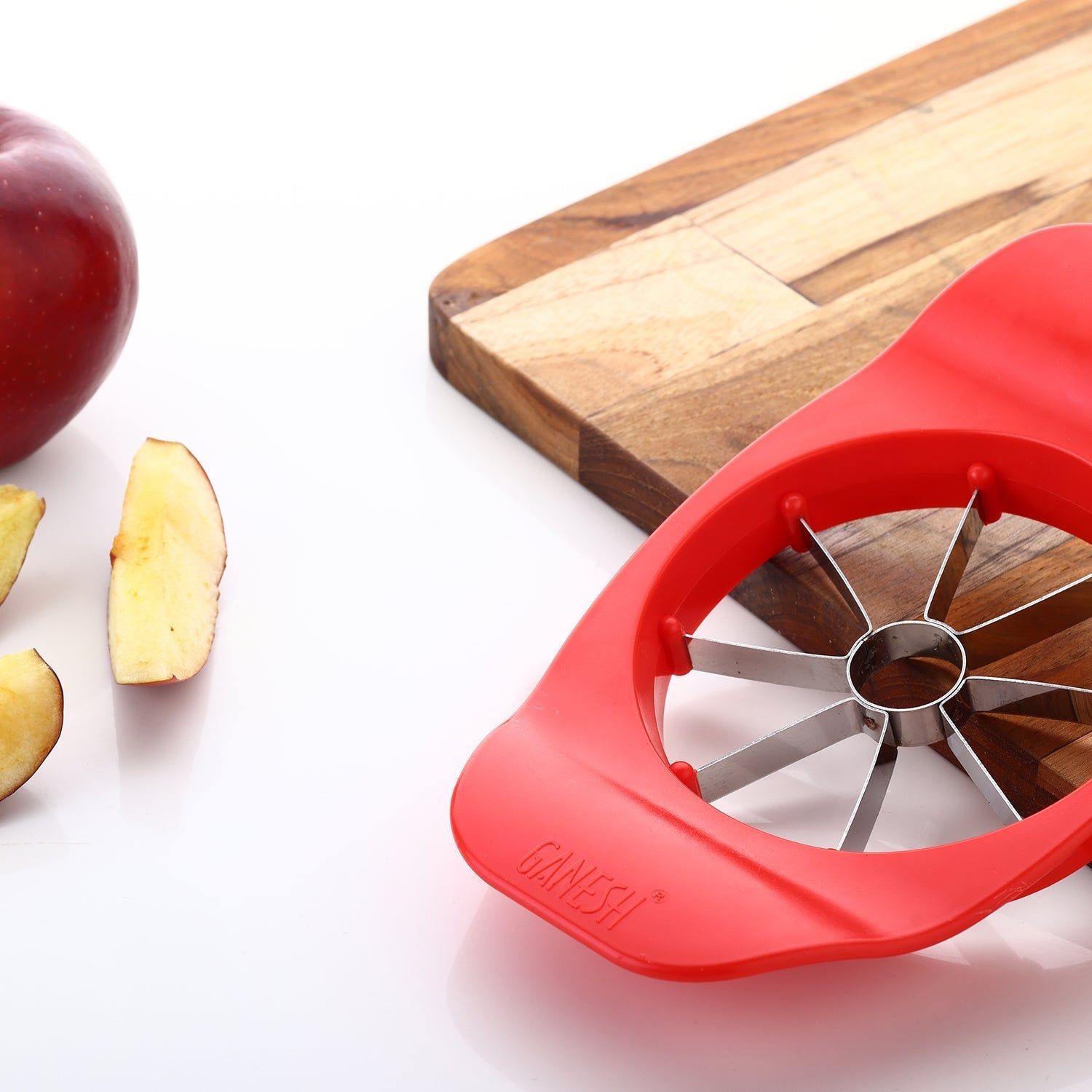 Ganesh Plastic & Stainless Steel Apple cutter  (colors may vary)