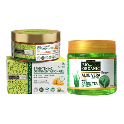 Indus Valley Bio Organic Pure Multipurpose Aloe Vera Gel, 175 ml, with Green Tea Extract, Depigmentation Gel, 50 ml, Natural Cow's Milk Yogurt Indus Valley Bio Organic Pure Multipurpose Aloe Vera Gel, 175 ml, with Green Tea Extract, Depigmentation Gel, 5 Indus Valley Bio Organic Pure Multipurpose Aloe Vera Gel, 175 ml, with Green Tea Extract, Depigmentation Gel, 50 ml, Natural Cow's Milk Yogurt Indus Valley Bio Organic Pure Multipurpose Aloe Vera Gel, 175 ml, with Green Tea Extract, Depigmentation Gel, 5