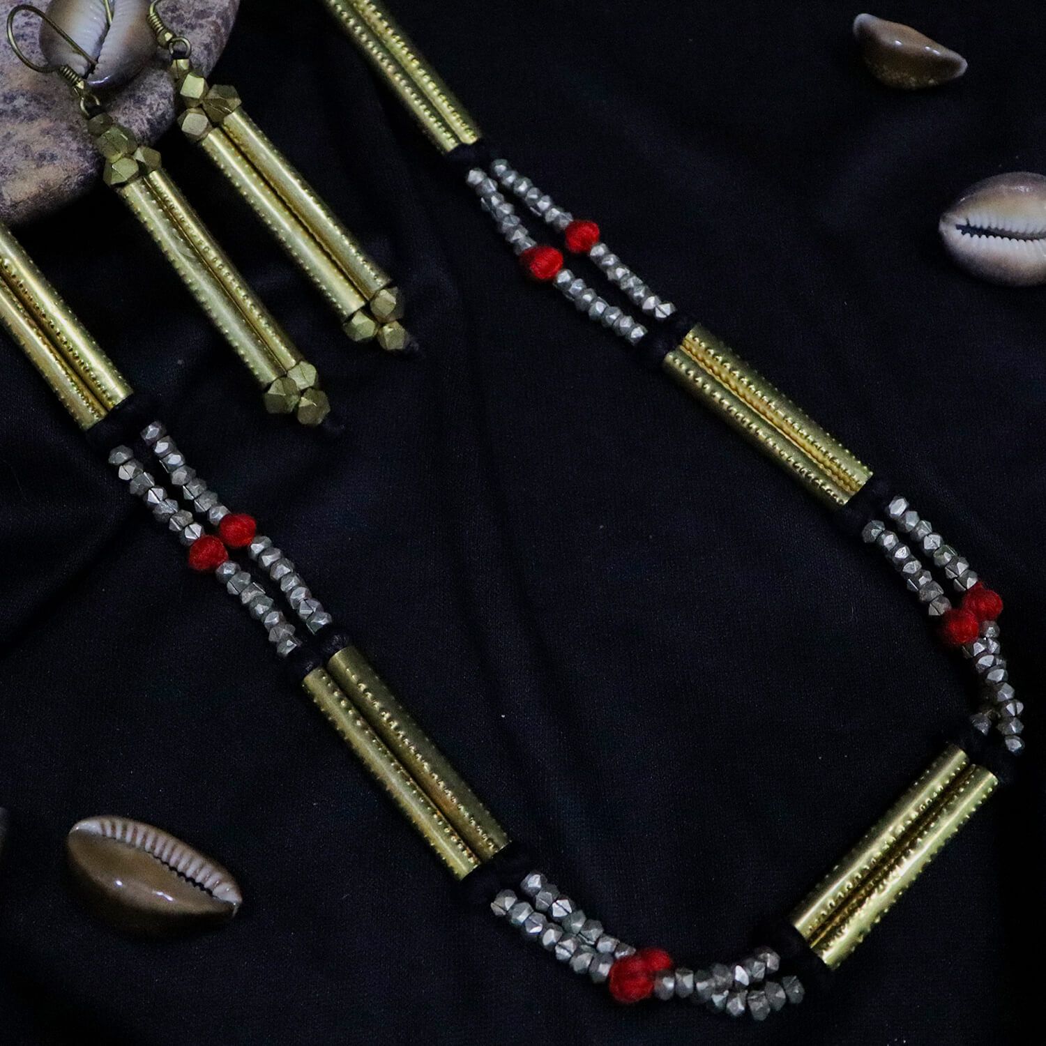 Tribal Jewellery Necklace With Earrings