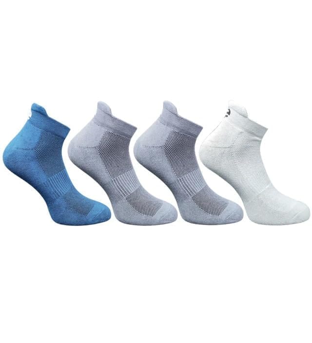 4_Pair Set Unisex Casual Cotton Printed Ankle Length Socks (Multicolor)-PID63466
