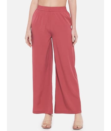 ALL WAYS YOU - Polyester Regular Pink Women's Formal Pants ( Pack of 1 )