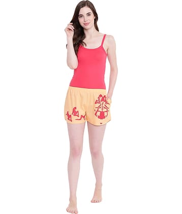 La Intimo Cotton Hot Pants - Peach