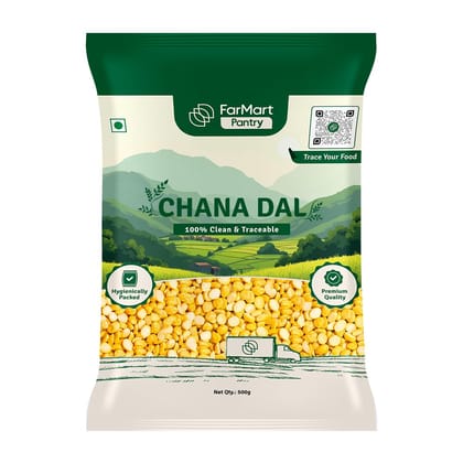 FarMart Pantry Chana Dal (500g) | Protein-Rich, Wholesome & Handpicked | Ideal for Everyday Meals & Comforting Recipes FarMart Pantry Chana Dal (500g) | Protein-Rich, Wholesome & Handpicked | Ideal for Everyday Meals & Comforting Recipes