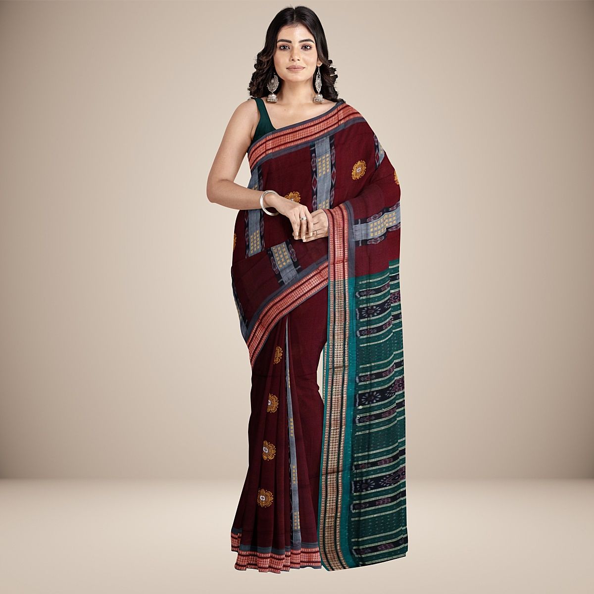Bomkai Cotton Saree