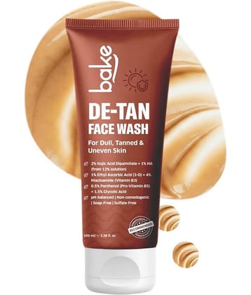 BAKE - Tan Removal Face Wash For All Skin Type ( Pack of 1 )