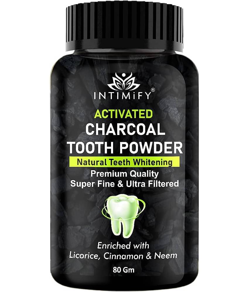 Intimify Activated Charcoal Teeth Whitening Powder, Toothpaste, Oral Kit, Oral Hygiene, 100 Gms