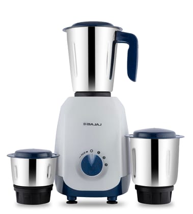 Bajaj Ninja Series Grace 500W Mixer Grinder | Mixie For Kitchen With Duracut® Blades | 2-In-1 Blade Function For Dry & Wet Grinding | 2 Mixie Jars | 5-Yr Motor Warranty 【Midnight Blue】 Bajaj Ninja Series Grace 500W Mixer Grinder | Mixie For Kitchen With Bajaj Ninja Series Grace 500W Mixer Grinder | Mixie For Kitchen With Duracut® Blades | 2-In-1 Blade Function For Dry & Wet Grinding | 2 Mixie Jars | 5-Yr Motor Warranty 【Midnight Blue】 Bajaj Ninja Series Grace 500W Mixer Grinder | Mixie For Kitchen With