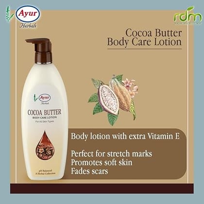 Ayur Herbal Body Care Lotion - Cocoa Butter 500 Ml Ayur Herbal Body Care Lotion - Cocoa Butter 500 Ml