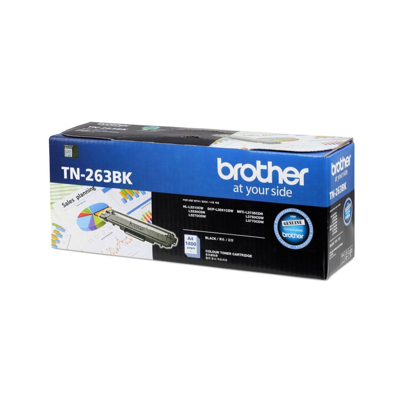 Brother TN-263 Black Toner Cartridge