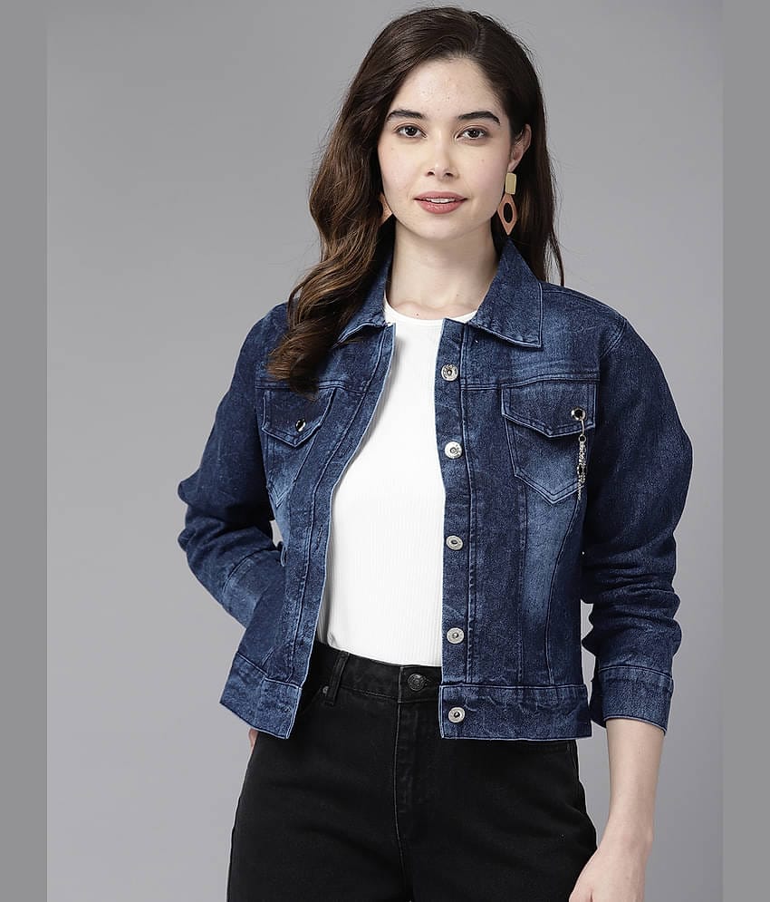 Aarika - Denim Navy Denim Jacket