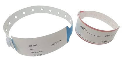Aabha Patient Identification Band for Adult (500 Piece) / patient id band