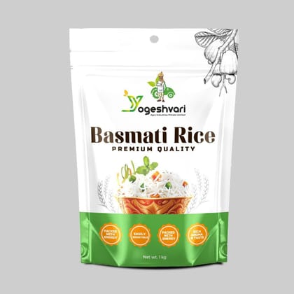 Yogeshvari Basmati Rice (1kg) | Premium Quality | Daily Cooking