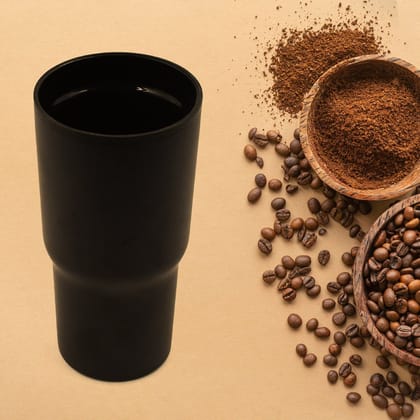 STAINLESS STEEL VACUUM INSULATED GLASS COFFEE CUPS DOUBLE WALLED TRAVEL MUG, CAR COFFEE MUG, Tumbler (590ml)