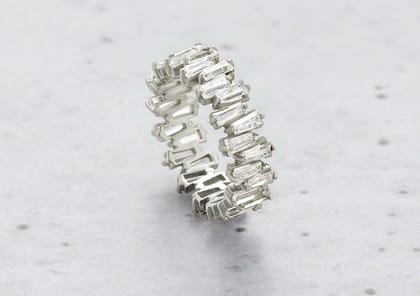 Tapering Radiance Eternity Ring
