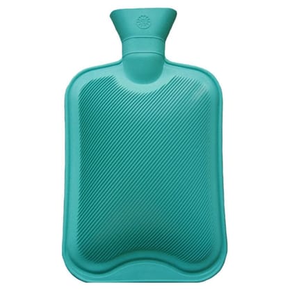 Premium Hot Water Bag for Pain Relief | 2L Leak-Proof Heating Bottle | Heat Therapy (Light Green)