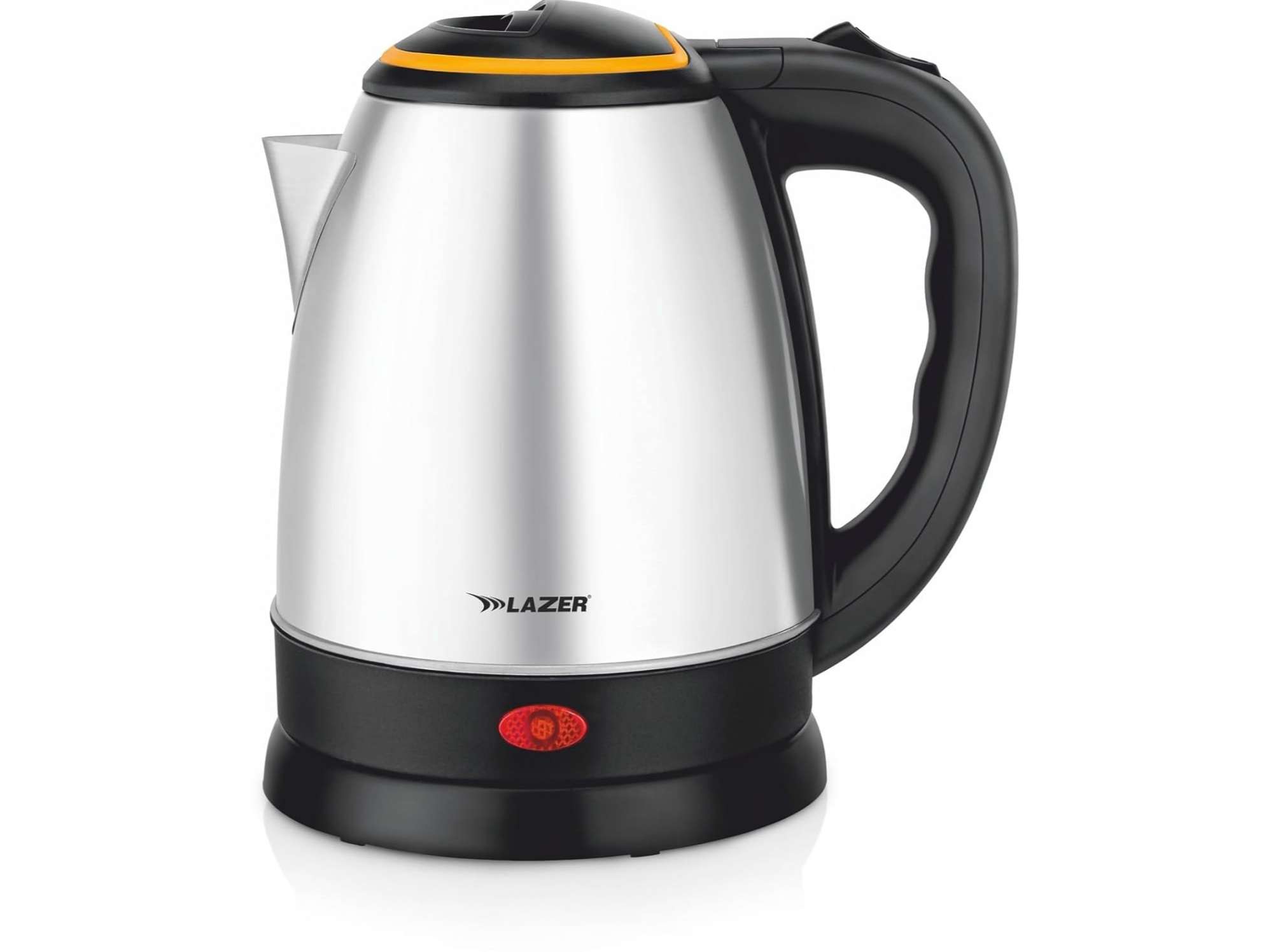 Lazer Stew 1.8 Litre, Electric Kettle 1200W, Stainless Steel Body, Automatic Shut Off, Fast Boiling Water Kettle