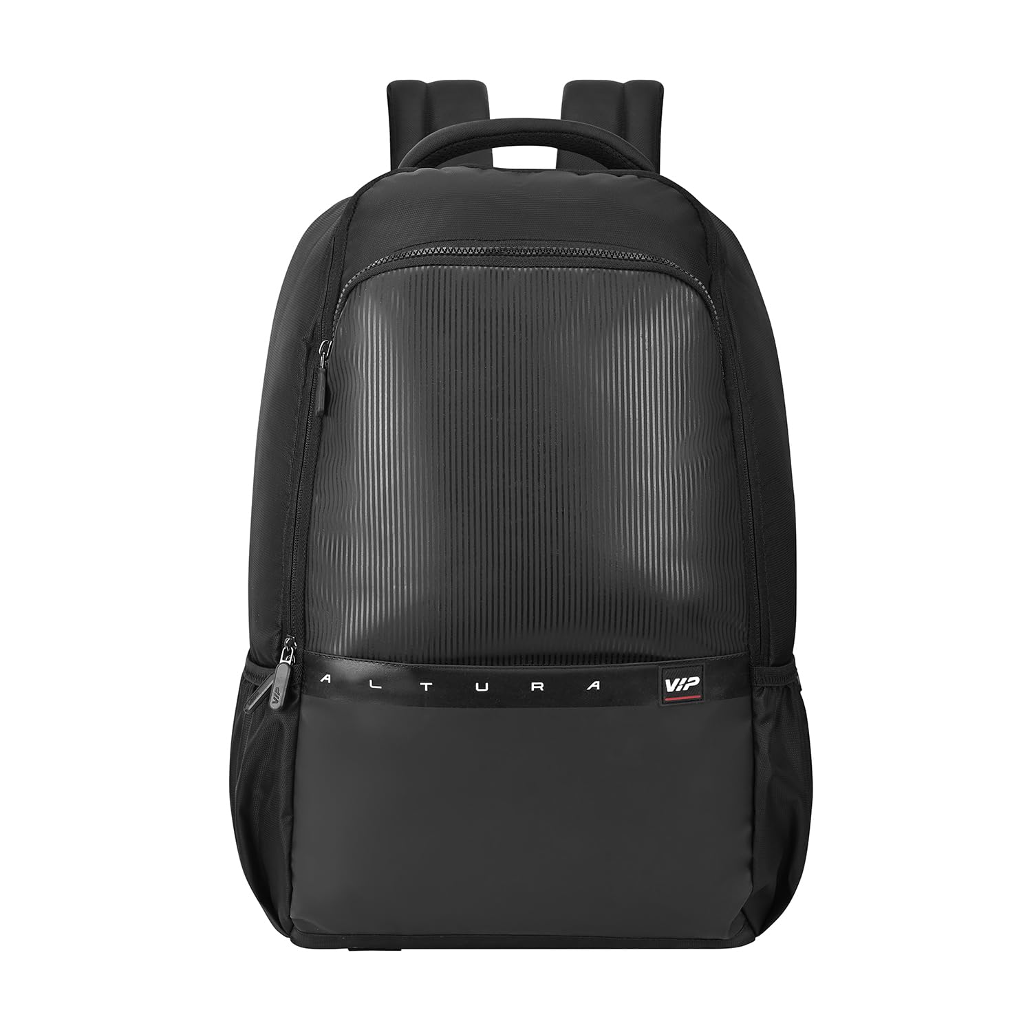 Altura Black Laptop Backpack with Dual Compartments, Organiser, Smart Sleeve & Water-Resistant Fabric – Office & Travel Backpack