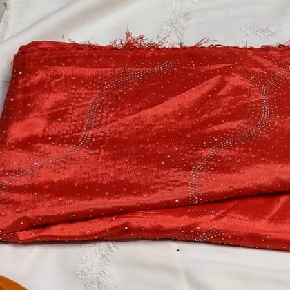 Beautiful ? Red Saree With Blouse