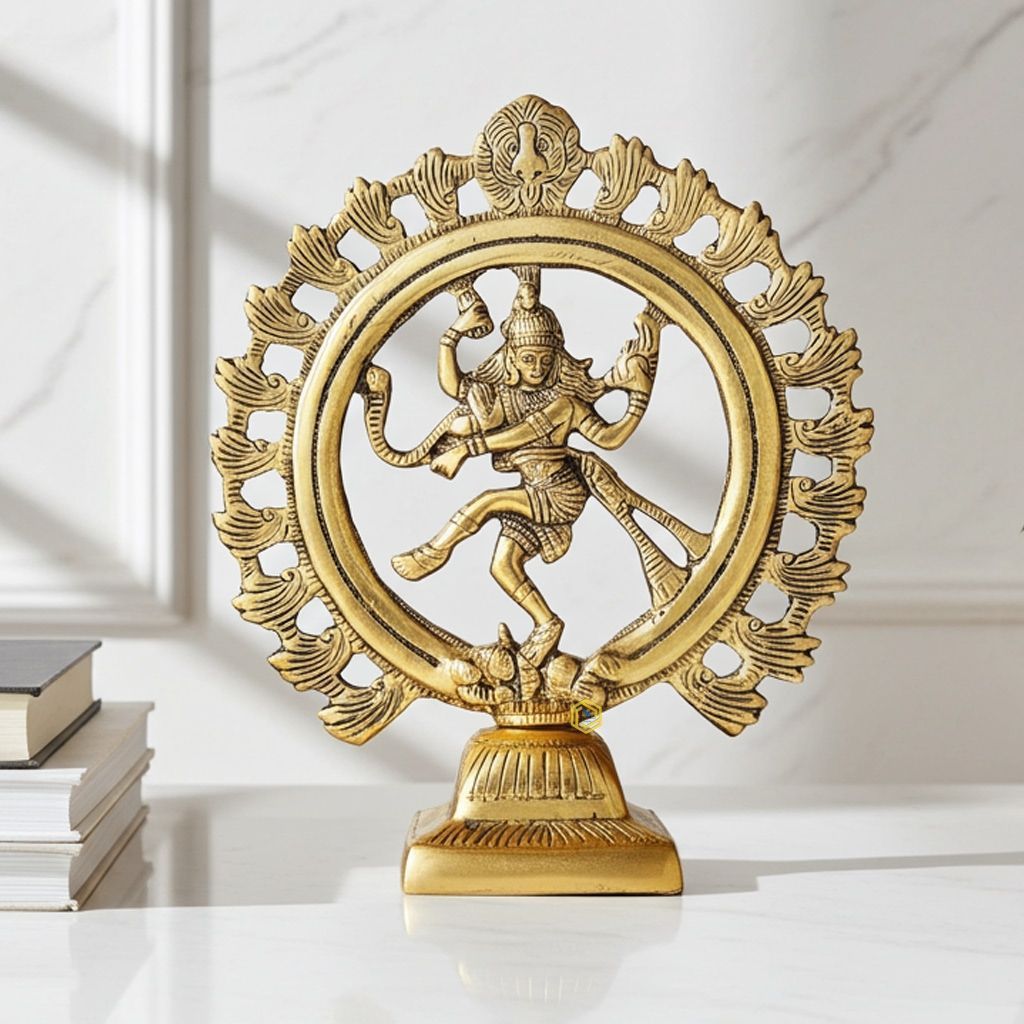 Aluminium Showpiece Nataraja Statue (ASMAS247 G)
