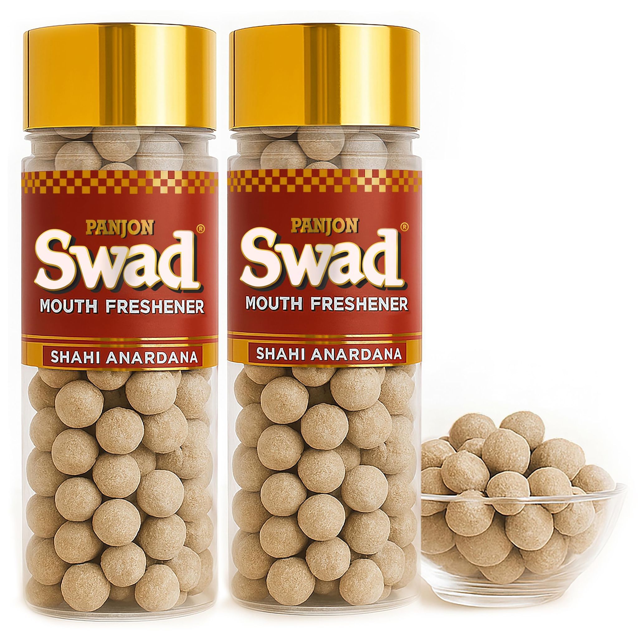 Panjon Swad Pachak Shahi Anardana Goli, 130g x 2 bottle