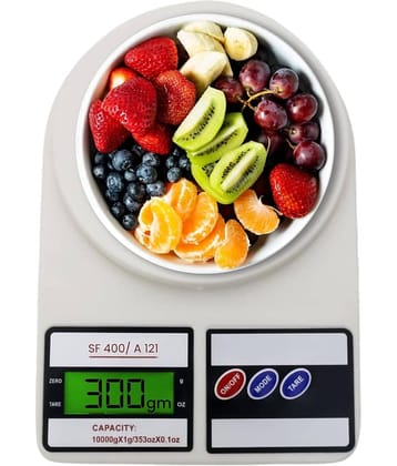 GMPex Kitchen Weight Machine Digital Scale with LCD Display (10KG Capacity) Measuring Scale ( Pack of 1 )