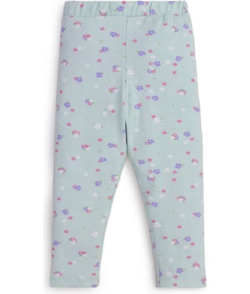 Juscubs Pack of 1 Baby Girls Lycra Legging ( Green )