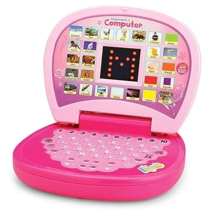 Braintastic Kids Laptop Computer Musical Learning & Educational Toy with Led Display & Music for Kids (Pink) Braintastic Kids Laptop Computer Musical Learning & Educational Toy with Led Display & Music for Kids (Pink)