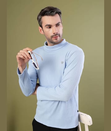 Rigo Pack of 1 Cotton Regular Fit Men's T-Shirt ( Light Blue )