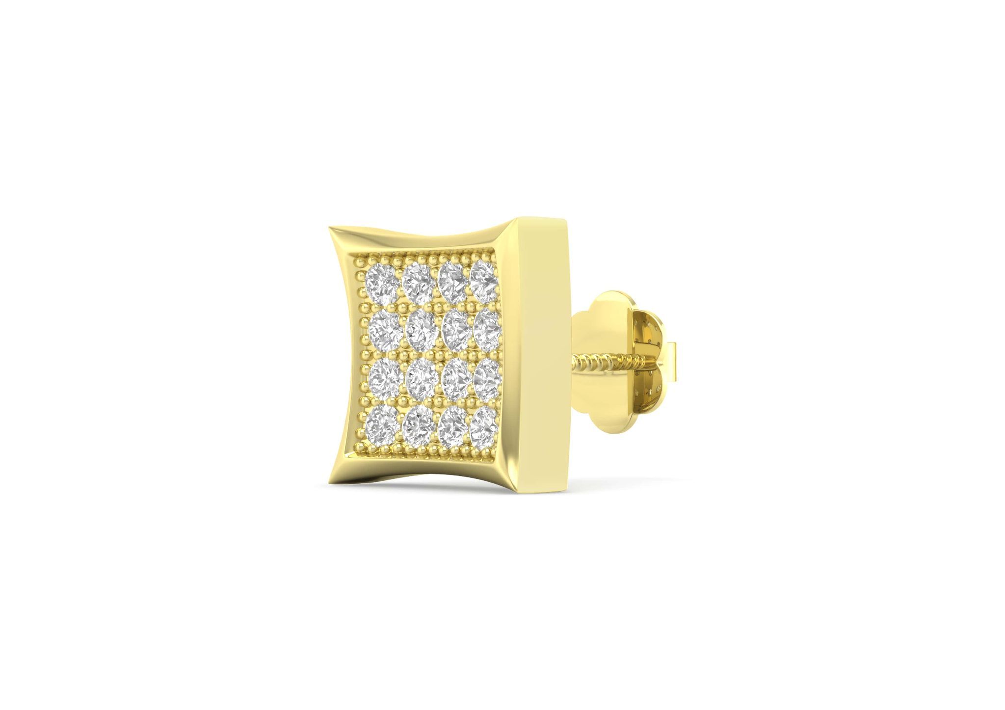 Inverted Grace Ear Stud For Men (1 Pc Only)